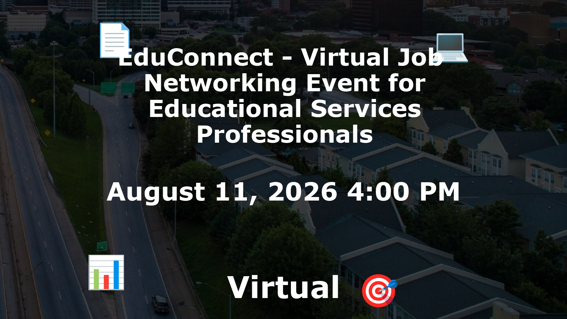 EduConnect - Virtual Job  Networking Event for Educational Services Professionals event image